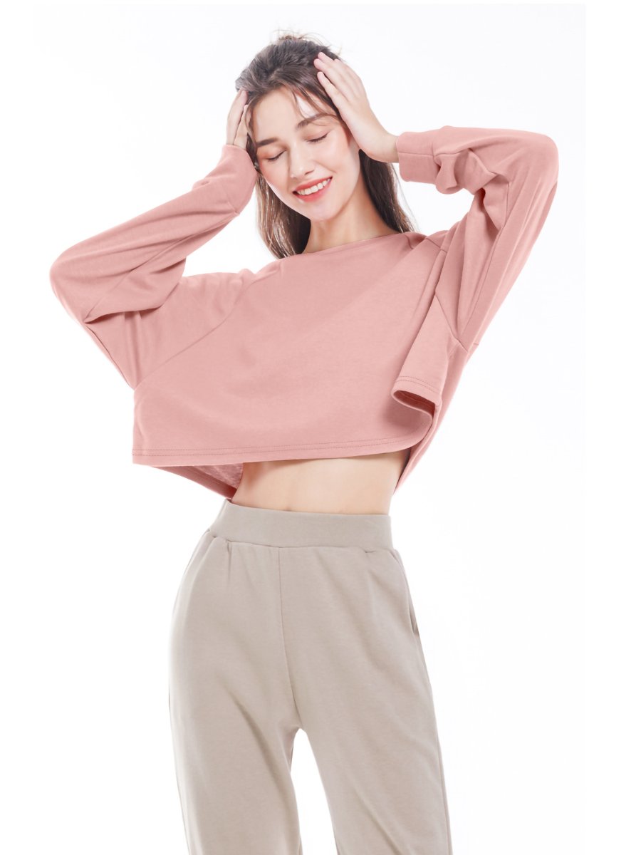Womens Casual Sportswear 95%Cotton 25%Spandex Sweatshirt TC0023 print logo 6