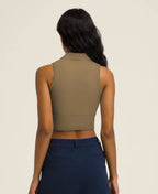 Womens Workout Sportswear 75%Nyolon 25%Spandex Tennis Set TD0201 - Tank Top print logo 37