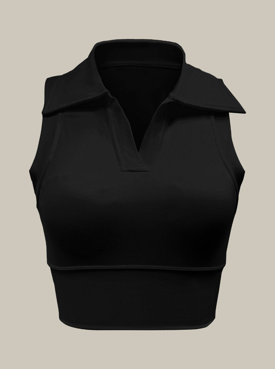 Womens Workout Sportswear 75%Nyolon 25%Spandex Tennis Set TD0201 - Tank Top print logo 8
