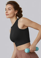 Womens Yoga Activewear 75%Nyolon 25%Spandex Tank Top TD0202 print logo 17
