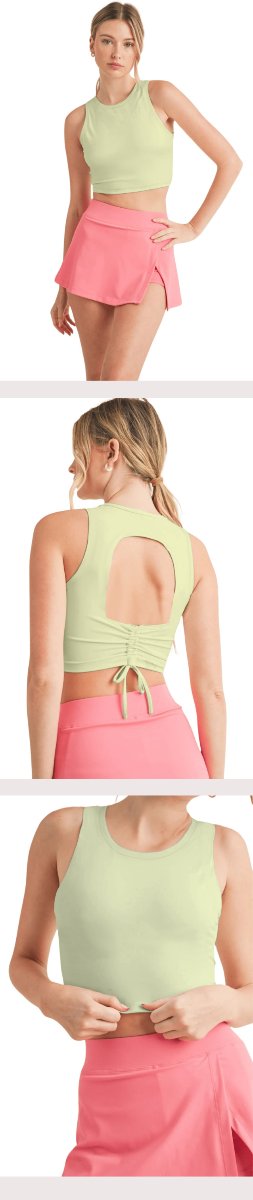 Womens Yoga Activewear 75%Nyolon 25%Spandex Tank Top TD0202 print logo 18