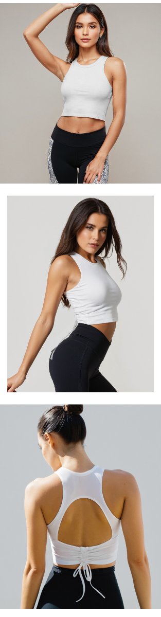 Womens Yoga Activewear 75%Nyolon 25%Spandex Tank Top TD0202 print logo 19