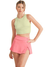 Womens Yoga Activewear 75%Nyolon 25%Spandex Tank Top TD0202 print logo 3