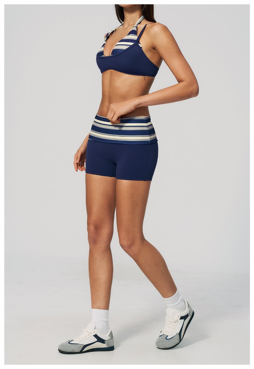 Womens Sports Workout 78%nylon 22%spandex Yoga Set TZ4549-1 - bra print logo 38
