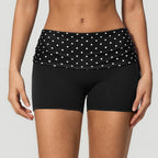 Womens Sports Workout 78%nylon 22%spandex Yoga Set TZ4549-1 - shorts print logo 2