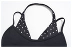 Womens Sports Workout 78%nylon 22%spandex Yoga Set TZ4549-1 - bra print logo 59
