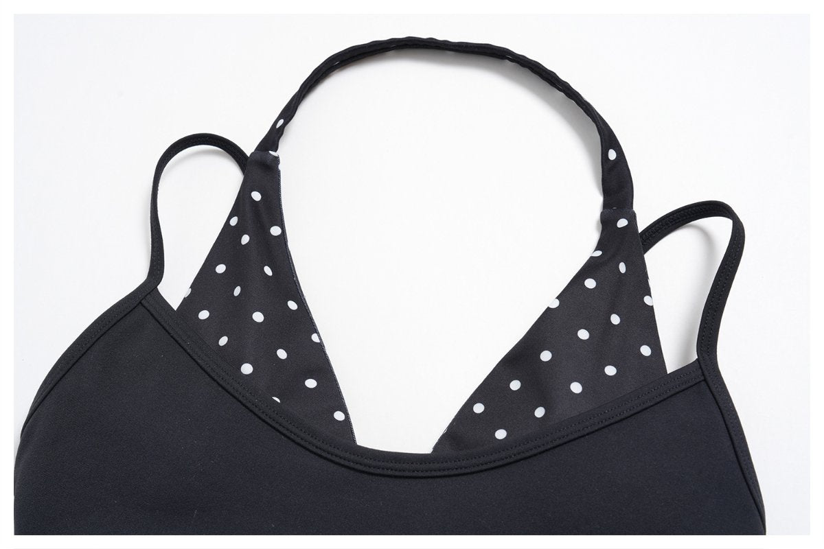 Womens Sports Workout 78%nylon 22%spandex Yoga Set TZ4549-1 - bra print logo 59