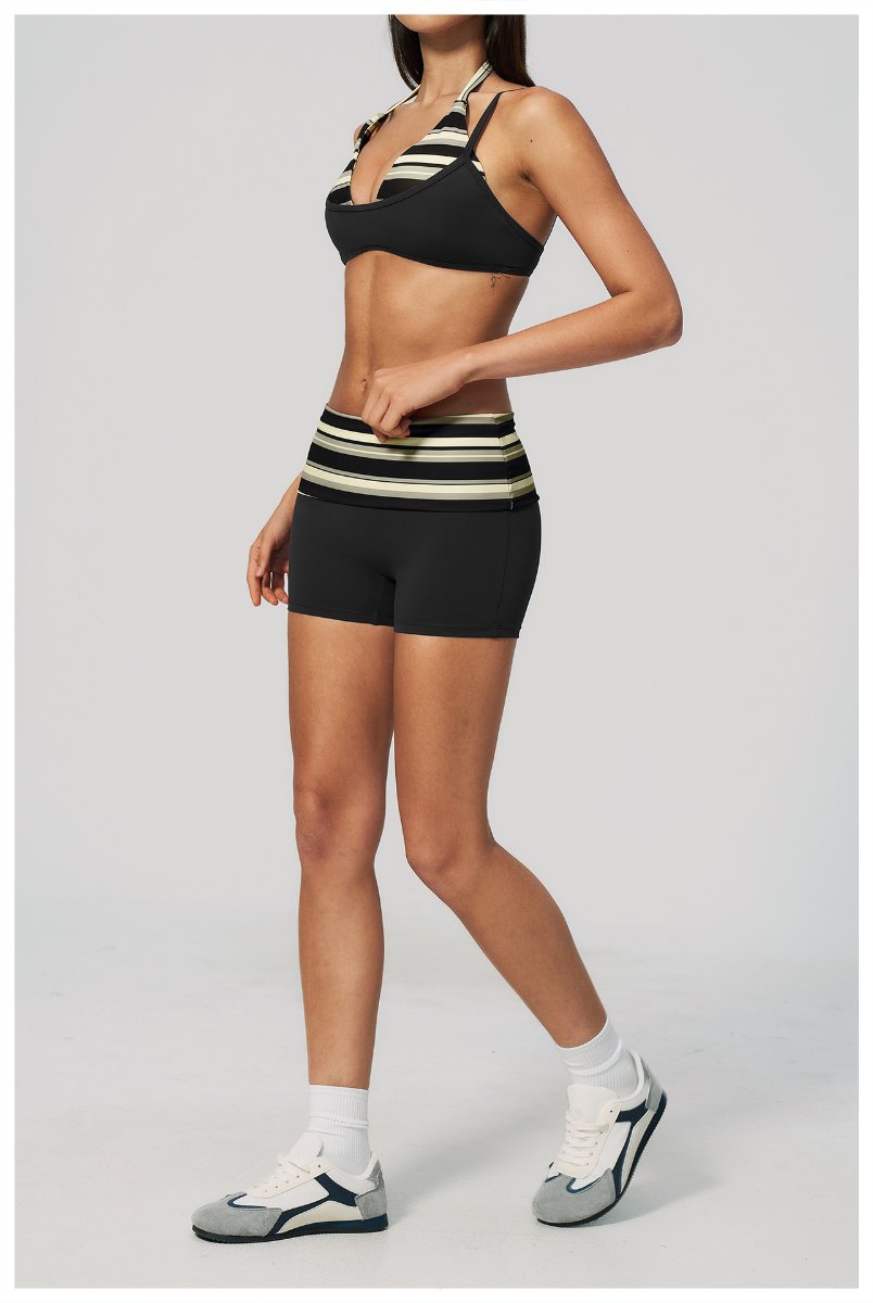Womens Sports Workout 78%nylon 22%spandex Yoga Set TZ4549-1 - bra print logo 56