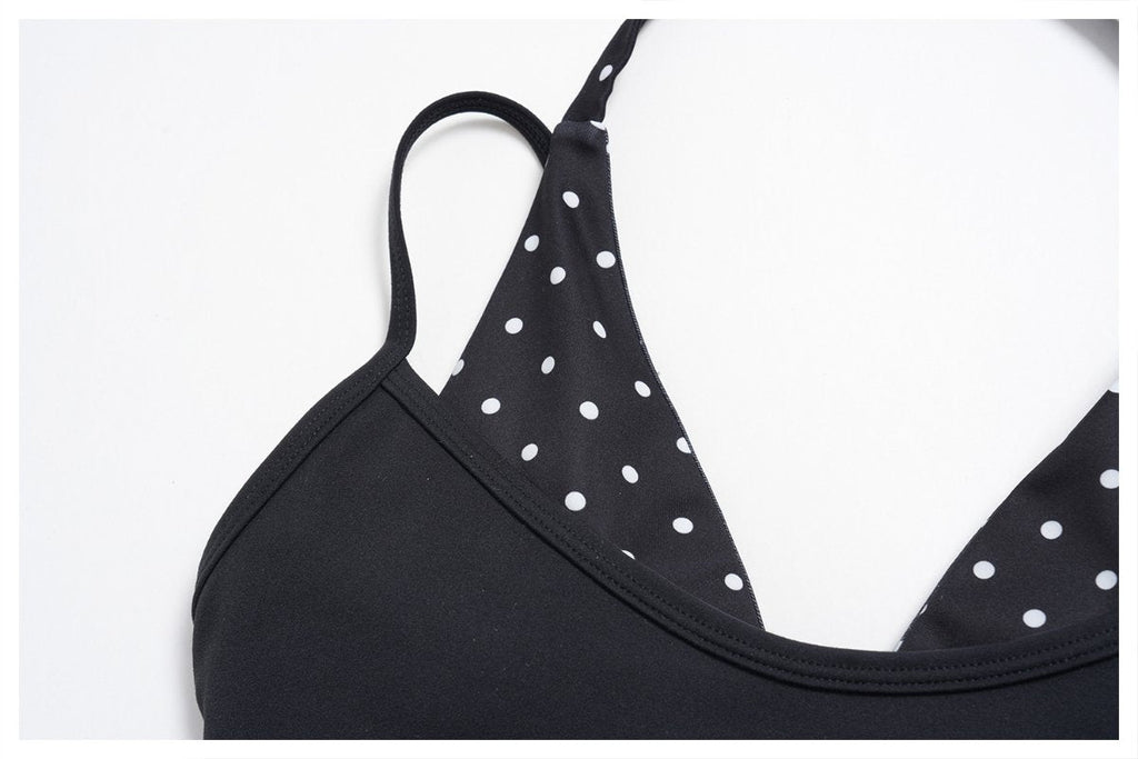 Womens Sports Workout 78%nylon 22%spandex Yoga Set TZ4549-1 - bra print logo 60