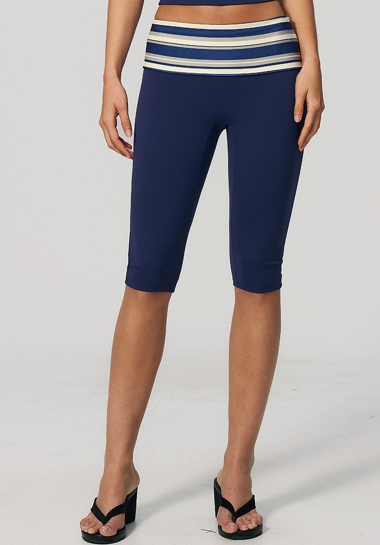 Womens Sports Fitness 78%nylon 22%spandex Yoga Set Capri pants TZ4549-6 Set print logo 10