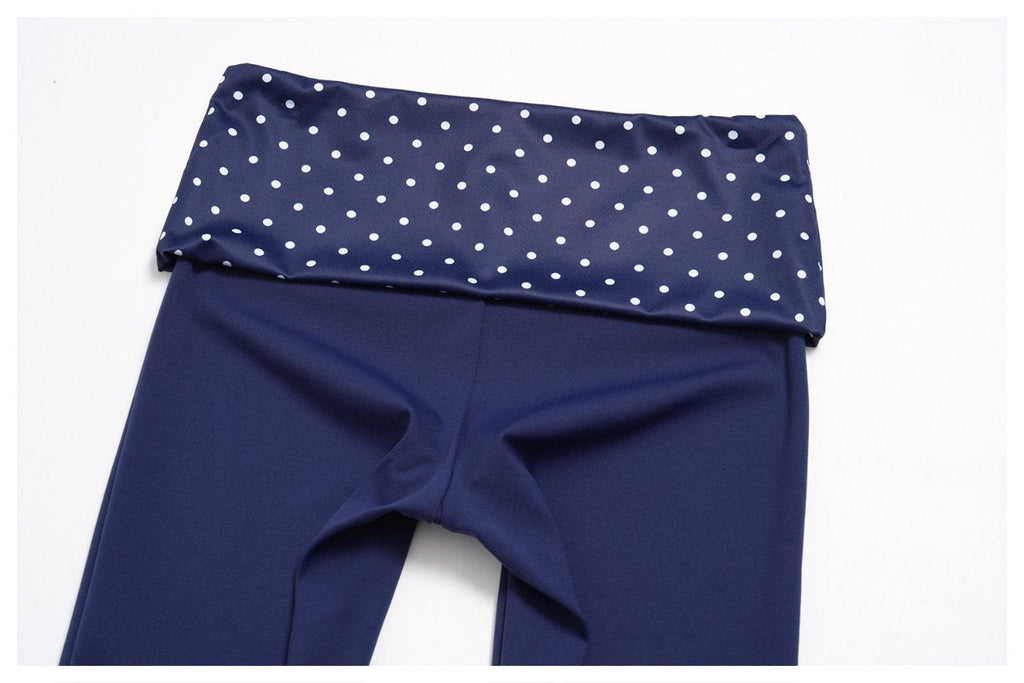 Womens Sports Fitness 78%nylon 22%spandex Yoga Set Capri pants TZ4549-6 Set print logo 90
