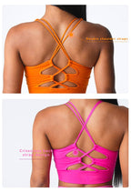 Womens Casual Fitness 94%Nylon 6%Spandex Sports Bra TZ9807 print logo 18