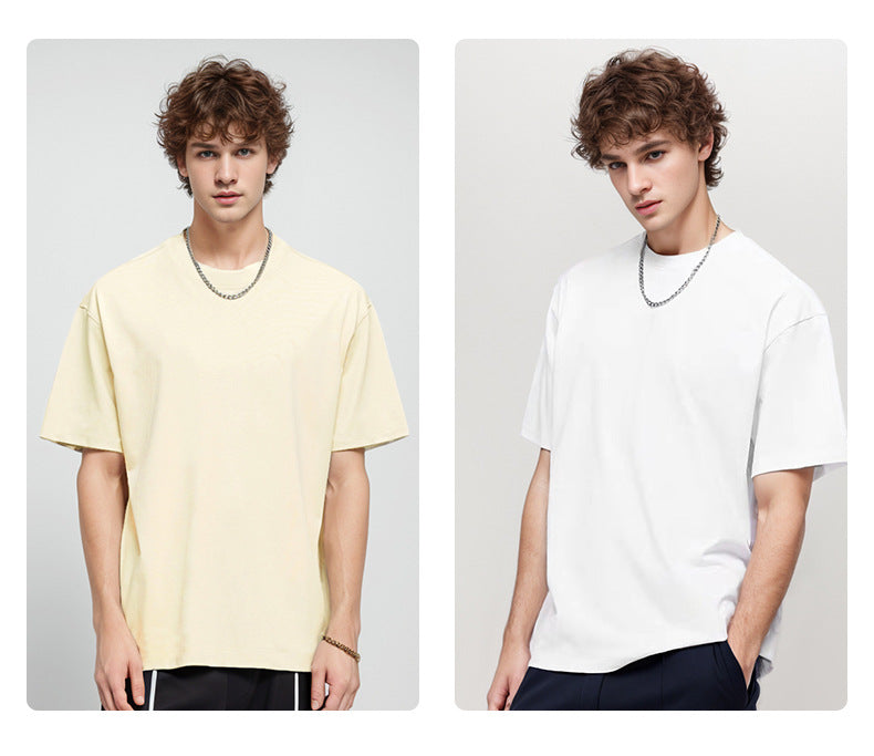Mens Oversized 100%cotton t-shirts U69