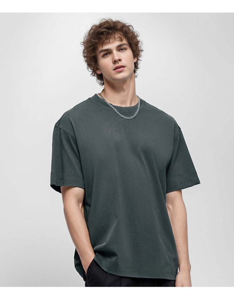 Mens Oversized 100%cotton t-shirts U69