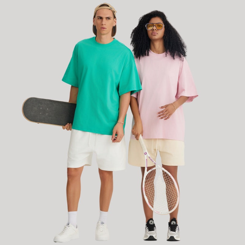 Mens Casual Sports 70%cotton 30%polyester Oversized T-shirt UT001