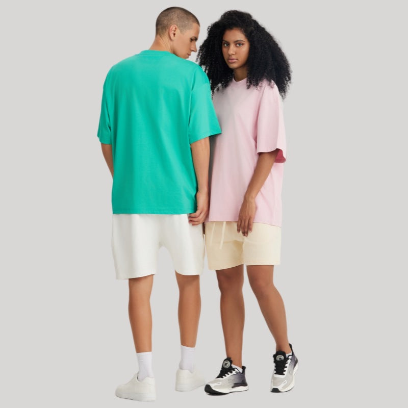 Mens Casual Sports 70%cotton 30%polyester Oversized T-shirt UT001