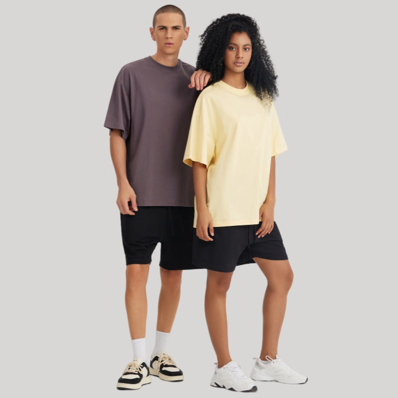 Mens Casual Sports 70%cotton 30%polyester Oversized T-shirt UT001