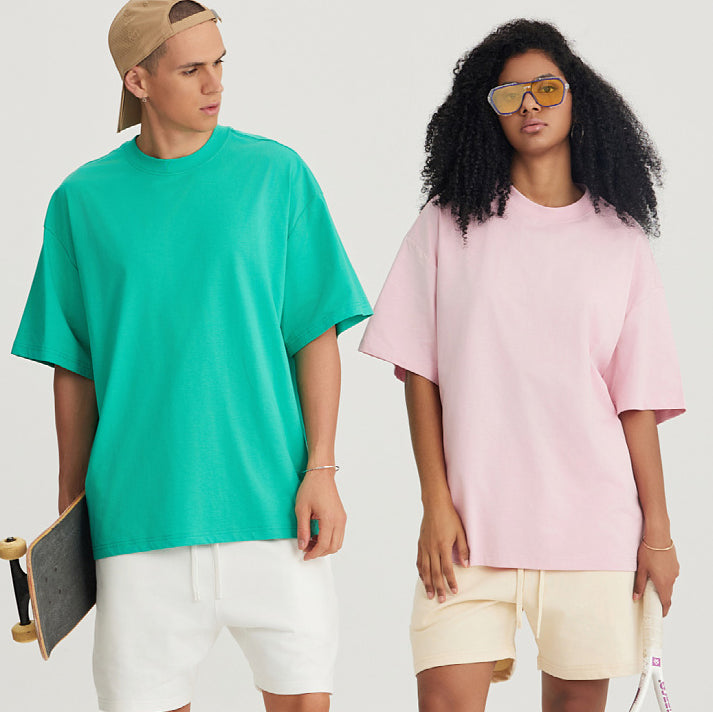 Mens Casual Sports 70%cotton 30%polyester Oversized T-shirt UT001