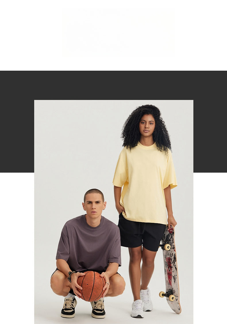 Mens Casual Sports 70%cotton 30%polyester Oversized T-shirt UT001