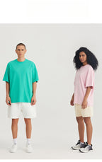 Mens Casual Sports 70%cotton 30%polyester Oversized T-shirt UT001