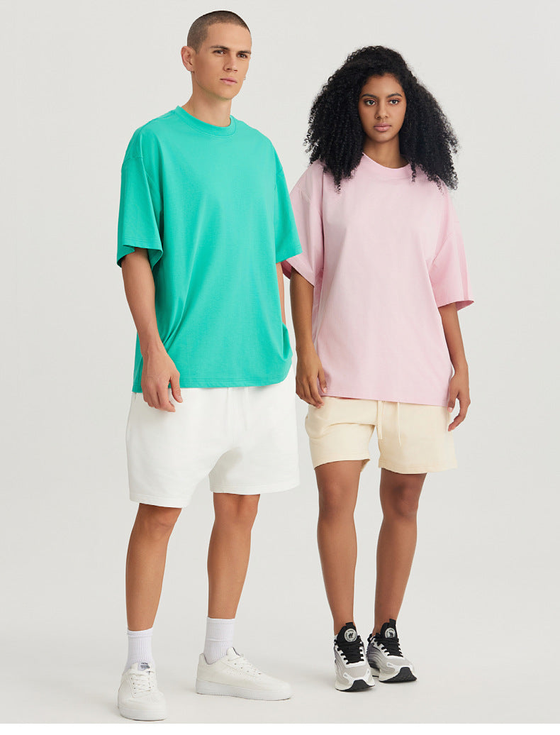 Mens Casual Sports 70%cotton 30%polyester Oversized T-shirt UT001