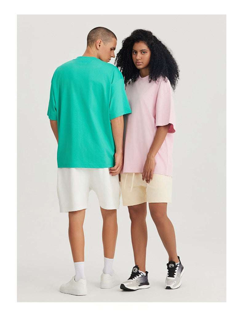 Mens Casual Sports 70%cotton 30%polyester Oversized T-shirt UT001