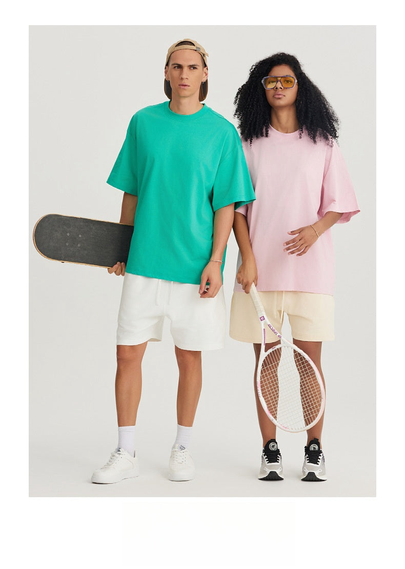 Mens Casual Sports 70%cotton 30%polyester Oversized T-shirt UT001