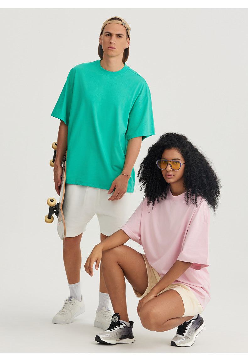 Mens Casual Sports 70%cotton 30%polyester Oversized T-shirt UT001