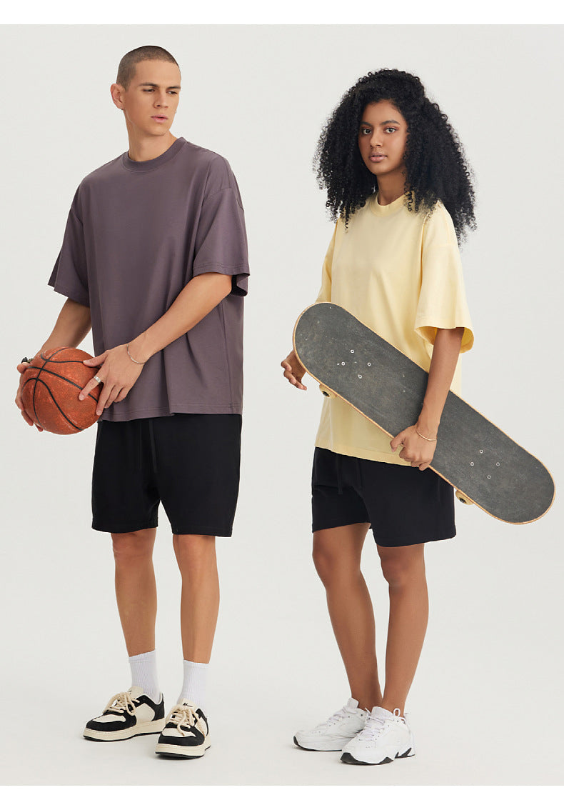 Mens Casual Sports 70%cotton 30%polyester Oversized T-shirt UT001