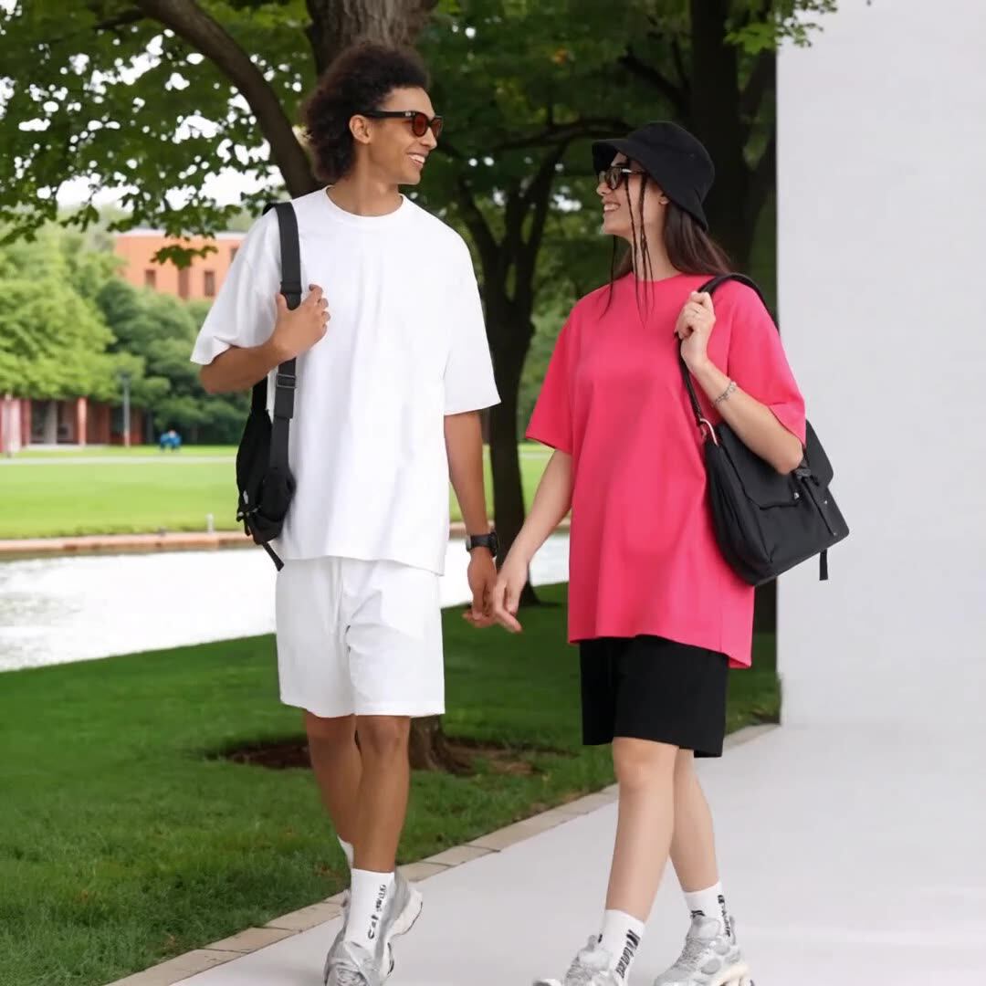Mens Oversized 60%cotton 40%polyester tshirts UT245400