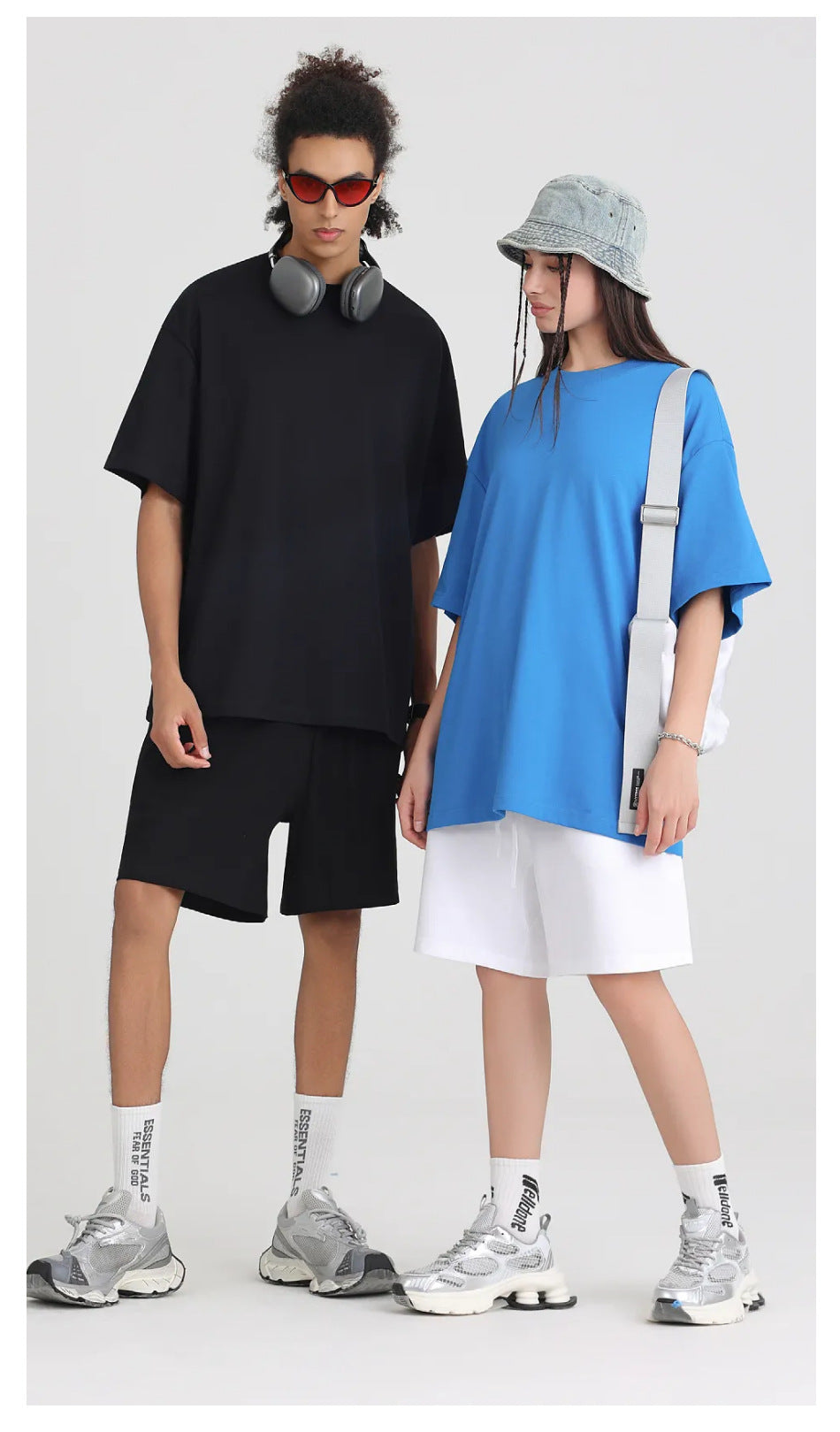Mens Oversized 60%cotton 40%polyester tshirts UT245400