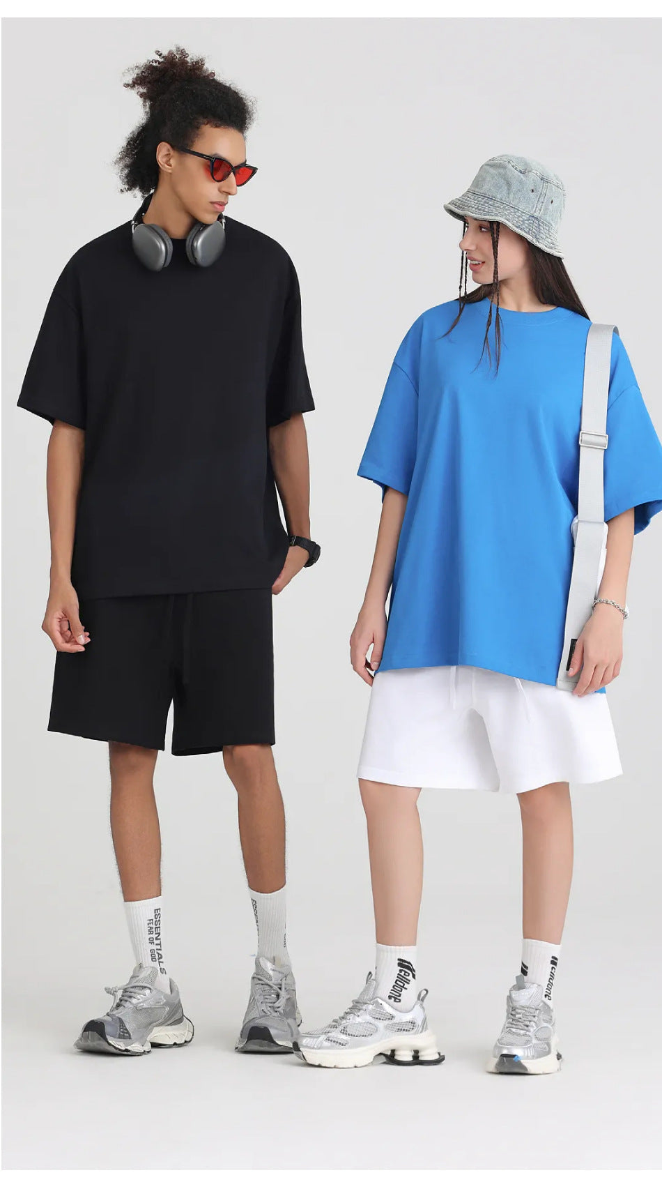 Mens Oversized 60%cotton 40%polyester tshirts UT245400