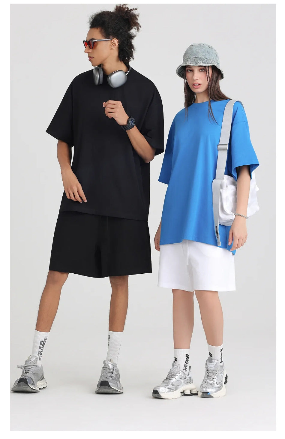 Mens Oversized 60%cotton 40%polyester tshirts UT245400