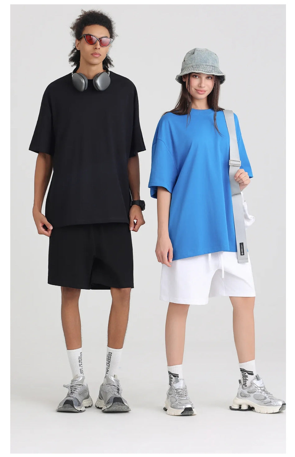 Mens Oversized 60%cotton 40%polyester tshirts UT245400