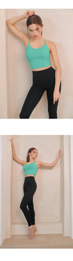 Womens Yoga Workout 75%Nyolon 25%Spandex Tank Top W0017 print logo 29