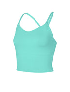 Womens Yoga Workout 75%Nyolon 25%Spandex Tank Top W0017 print logo 3
