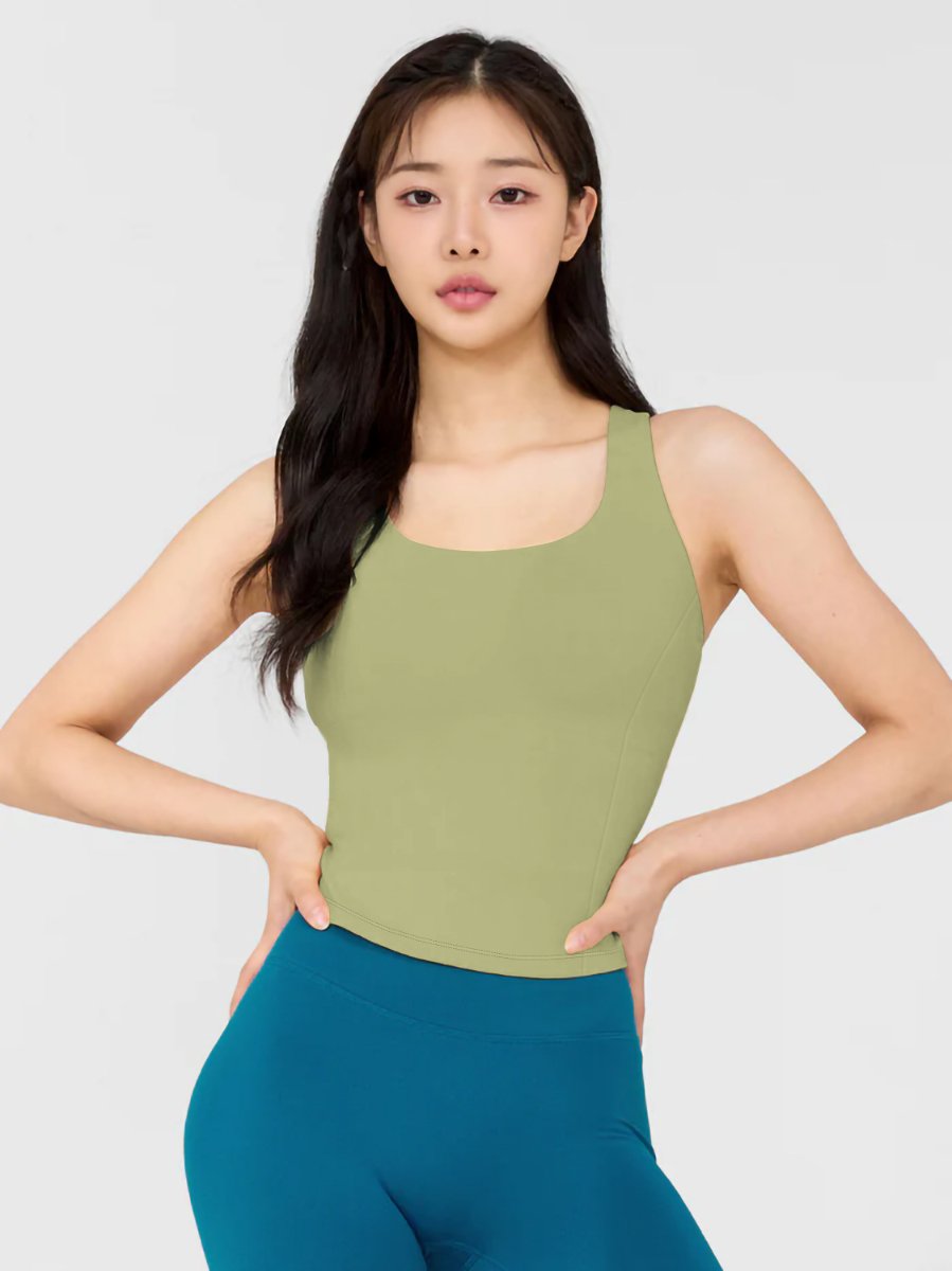 Womens Fitness Yoga 75%Nyolon 25%Spandex Tank Top W0031-1 print logo 27