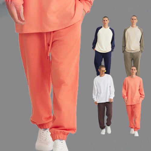 Mens Casual Oversized 100% Cotton 4pcs Hoodie Set W1-W2-W3-K8 print logo 2