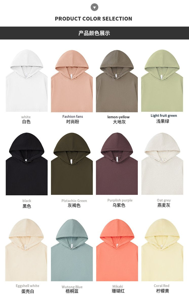 Mens Casual Oversized 100% Cotton Hoodie Set W1-W2-W3-K8 - hoodie print logo 31