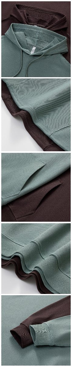 Mens Casual Oversized 100% Cotton Hoodie Set W1-W2-W3-K8 - hoodie print logo 46