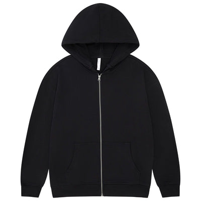 Mens Casual Oversized 100% Cotton Hoodie Set W1-W2-W3-K8 - zip hoodie