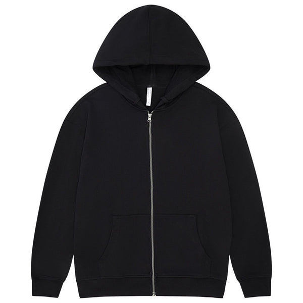Mens Casual Oversized 100% Cotton Hoodie Set W1-W2-W3-K8 - zip hoodie print logo 1
