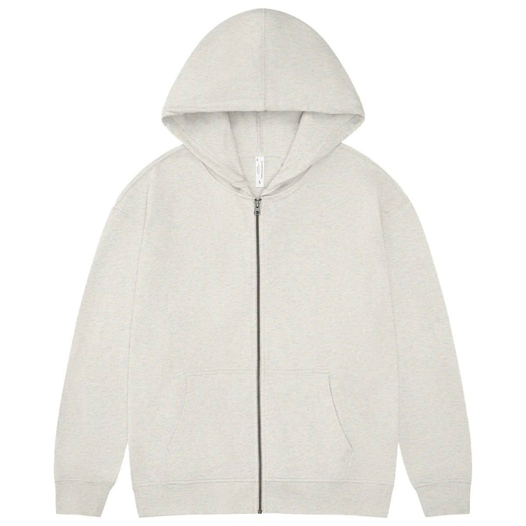 Mens Casual Oversized 100% Cotton Hoodie Set W1-W2-W3-K8 - zip hoodie print logo 18