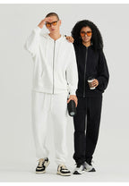 Mens Casual Oversized 100% Cotton Hoodie Set W1-W2-W3-K8 - zip hoodie print logo 19