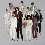 Mens Casual Oversized 100% Cotton Hoodie Set W1-W2-W3-K8