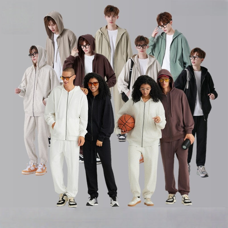 Mens Casual Oversized 100% Cotton Hoodie Set W1-W2-W3-K8