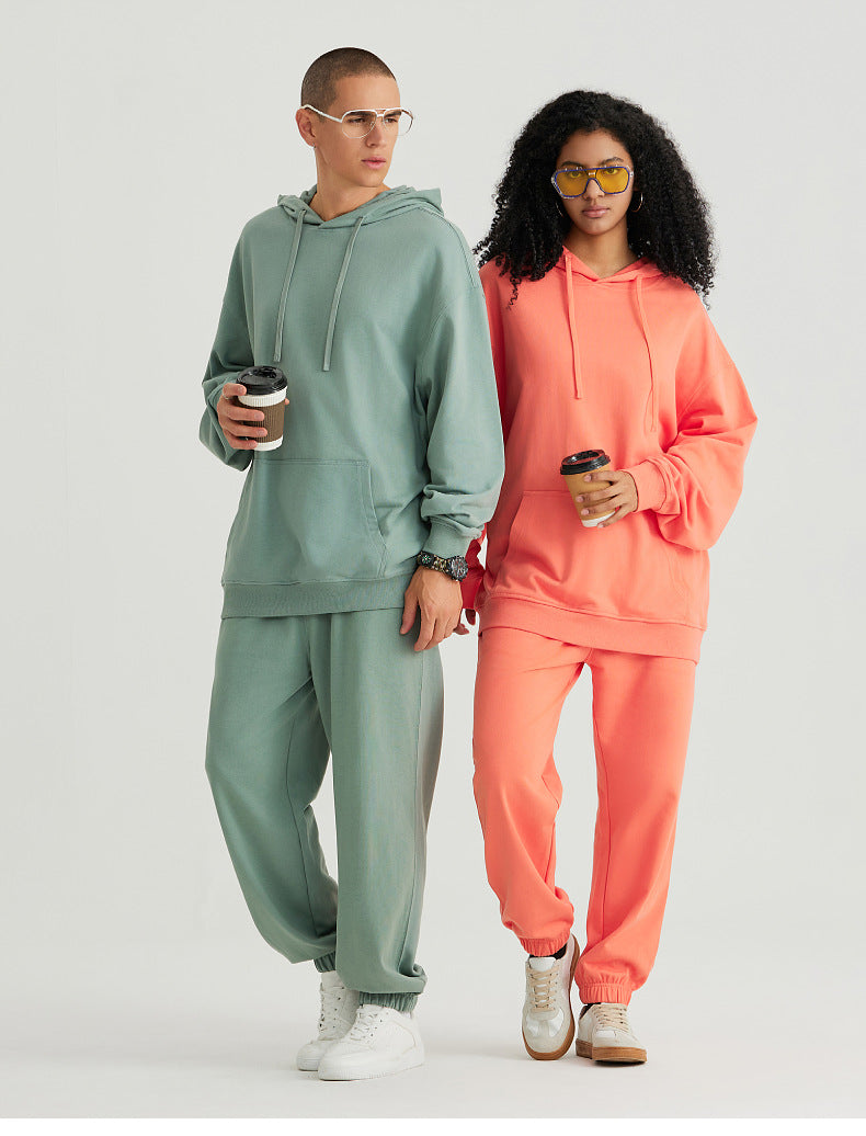 Mens Casual Oversized 100% Cotton Hoodie Set W1-W2-W3-K8