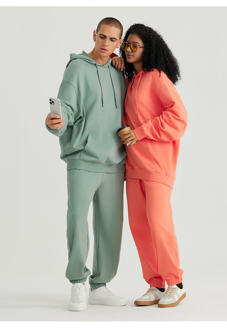 Mens Casual Oversized 100% Cotton Hoodie Set W1-W2-W3-K8
