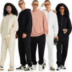 Mens Casual Oversized 100% Cotton Hoodie Set W1-W2-W3-K8