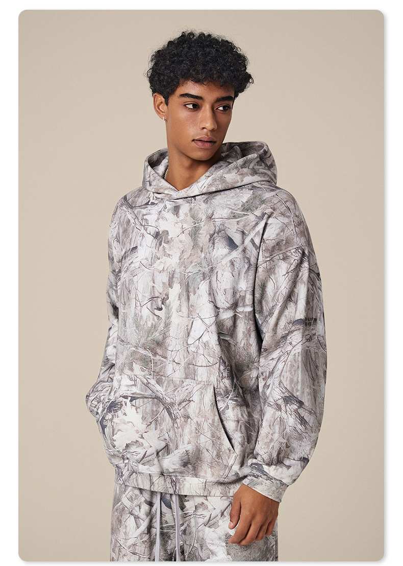 Mens Streetwear 68.5%Polyester 31.5%Cotton Hoodie Sweatpants Set W25518+W25519+K25 print logo 14